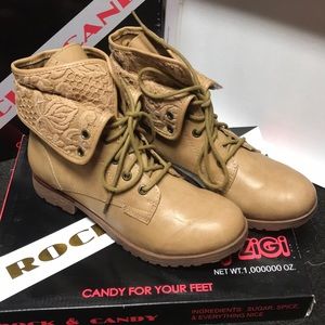 Rock & Candy Fold Over Ankle Boots